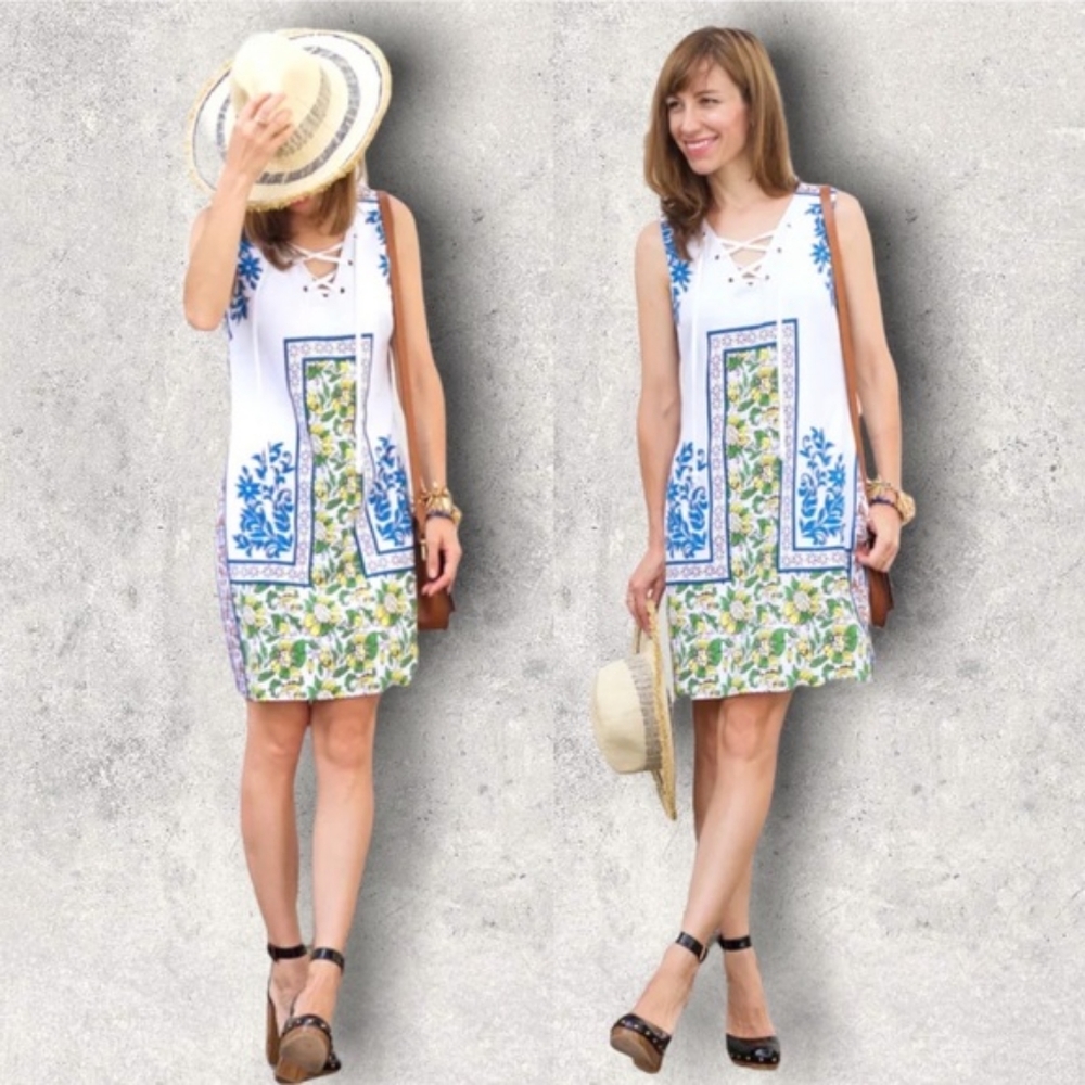 🌸Plenty by Tracy Reese Tybee shift dress Sz M